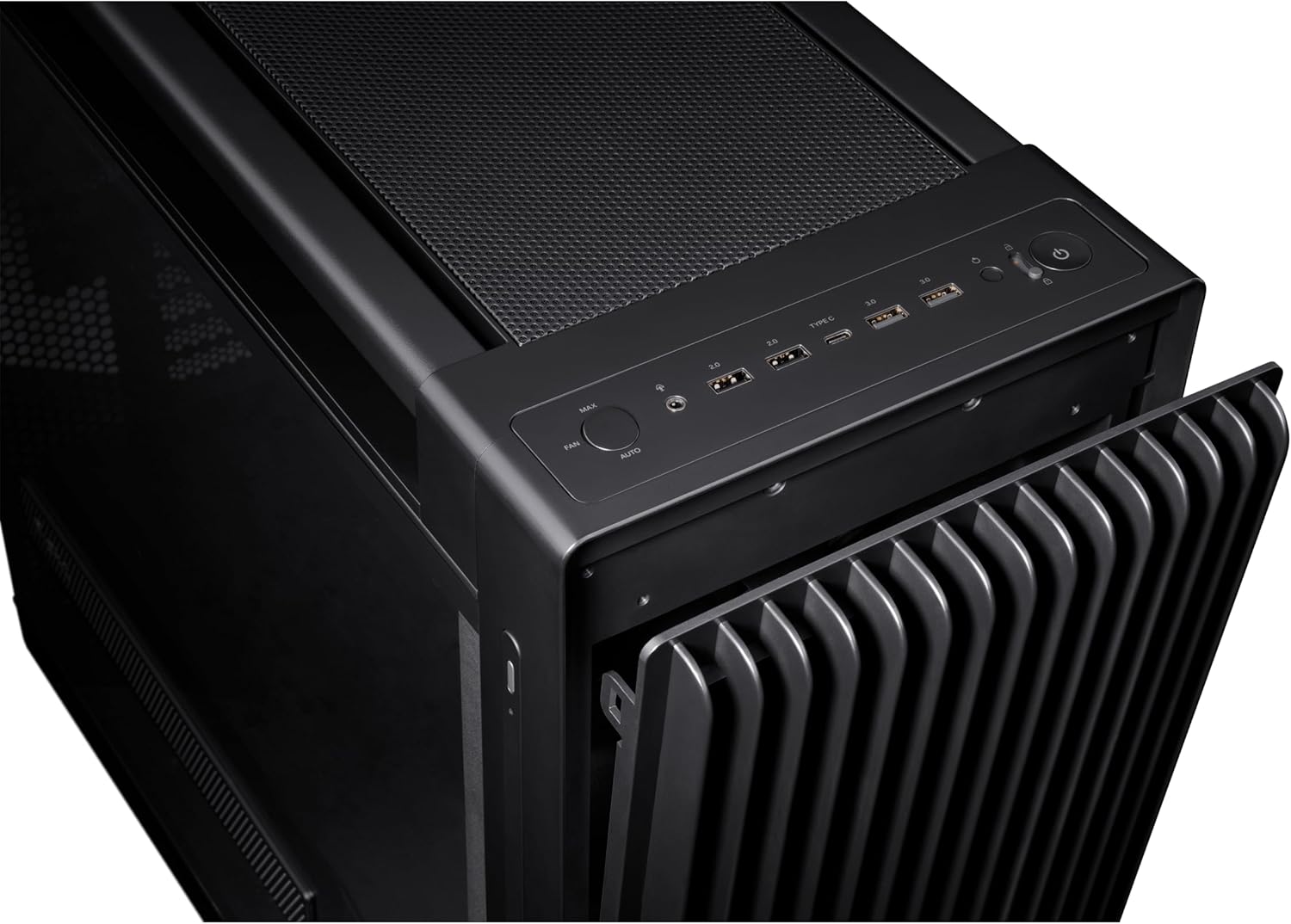 ASUS ProArt PA602 E-ATX PC Case 420mm Radiator Support, Dual 200mm Built-in Fans, Front Panel IR dust Indicator, Power Lock Latch, Tool-Less PCIe mounting & GPU Holder, 20Gbps USB-C Front I/O ProArt PA602|Black E-ATX