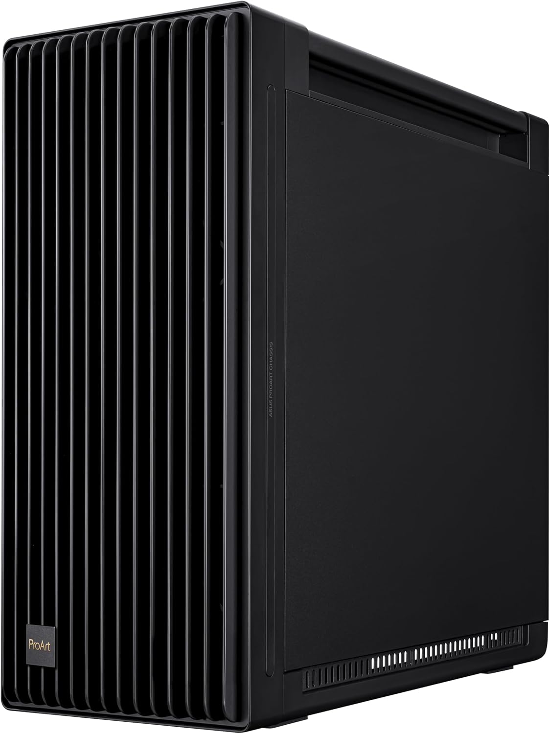 ASUS ProArt PA602 E-ATX PC Case 420mm Radiator Support, Dual 200mm Built-in Fans, Front Panel IR dust Indicator, Power Lock Latch, Tool-Less PCIe mounting & GPU Holder, 20Gbps USB-C Front I/O ProArt PA602|Black E-ATX