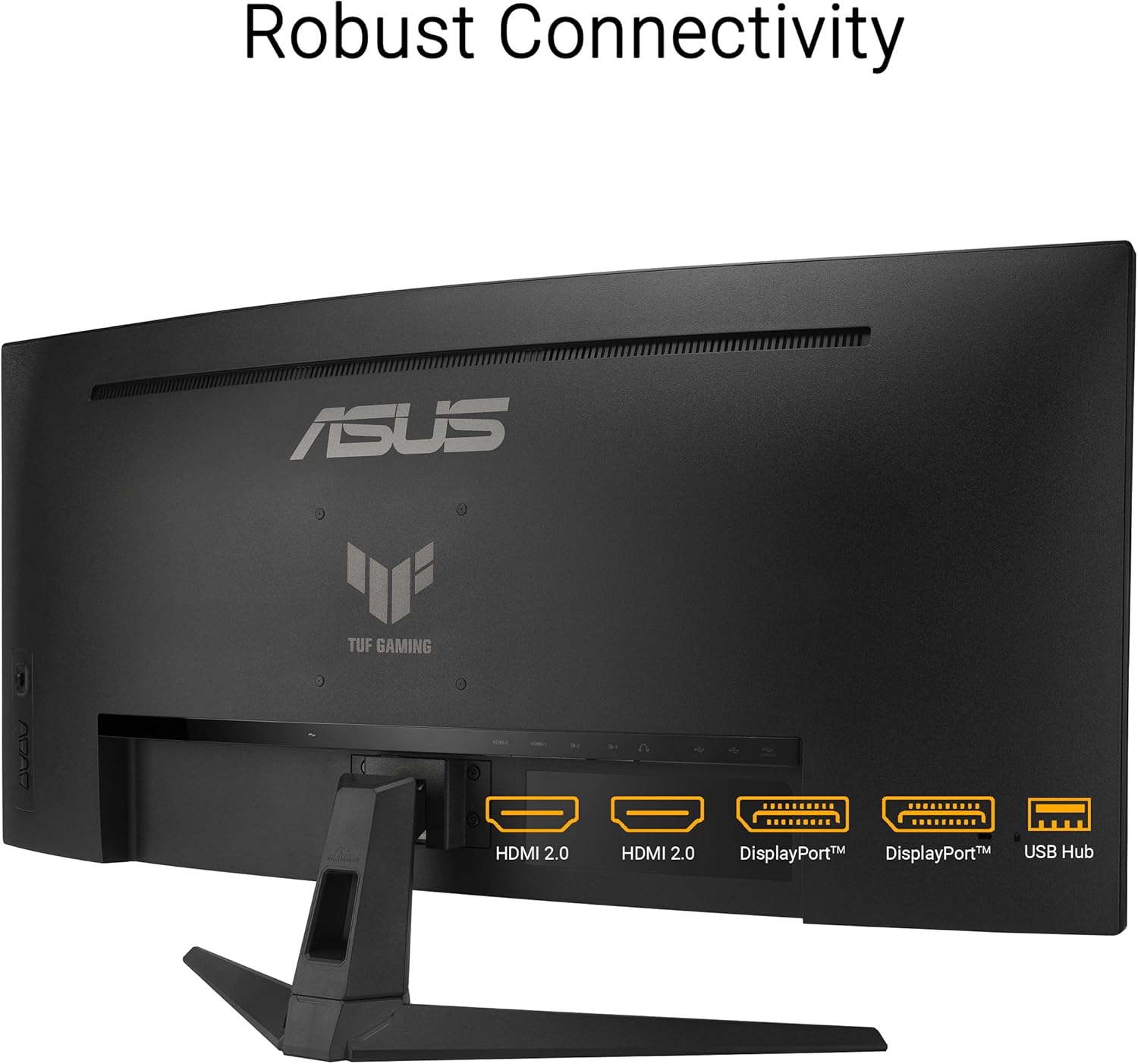 ASUS TUF Gaming 34” Ultra-Wide Curved Monitor (VG34VQ3B) – 21:9 QHD (3440x1440), 180Hz, 1ms, Extreme Low Motion Blur Sync, FreeSync Premium, Speaker, 90% DCI-P3, DisplayWidget Center, 3 yr Warranty 34" Curved UWQHD 21:9 180Hz