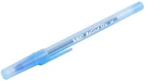 Bic Round Stic - Medium writing ballpoint pens, blue, pack of 8