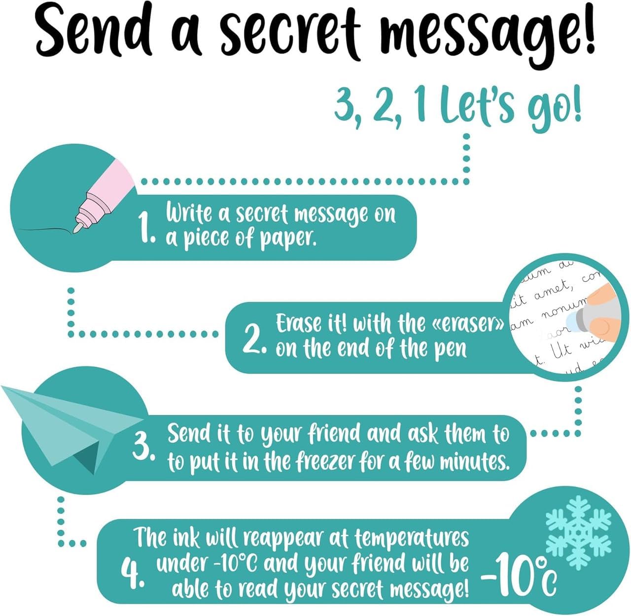 BONDS - Set of 7 Erasable Gel Pens with Heat Sensitive Erasable Ink, Palette of Ink Colors and Barrel Designs, 0.7mm Tip, Cat, Bee, Corgi, Giraffe, Panda, Shark,