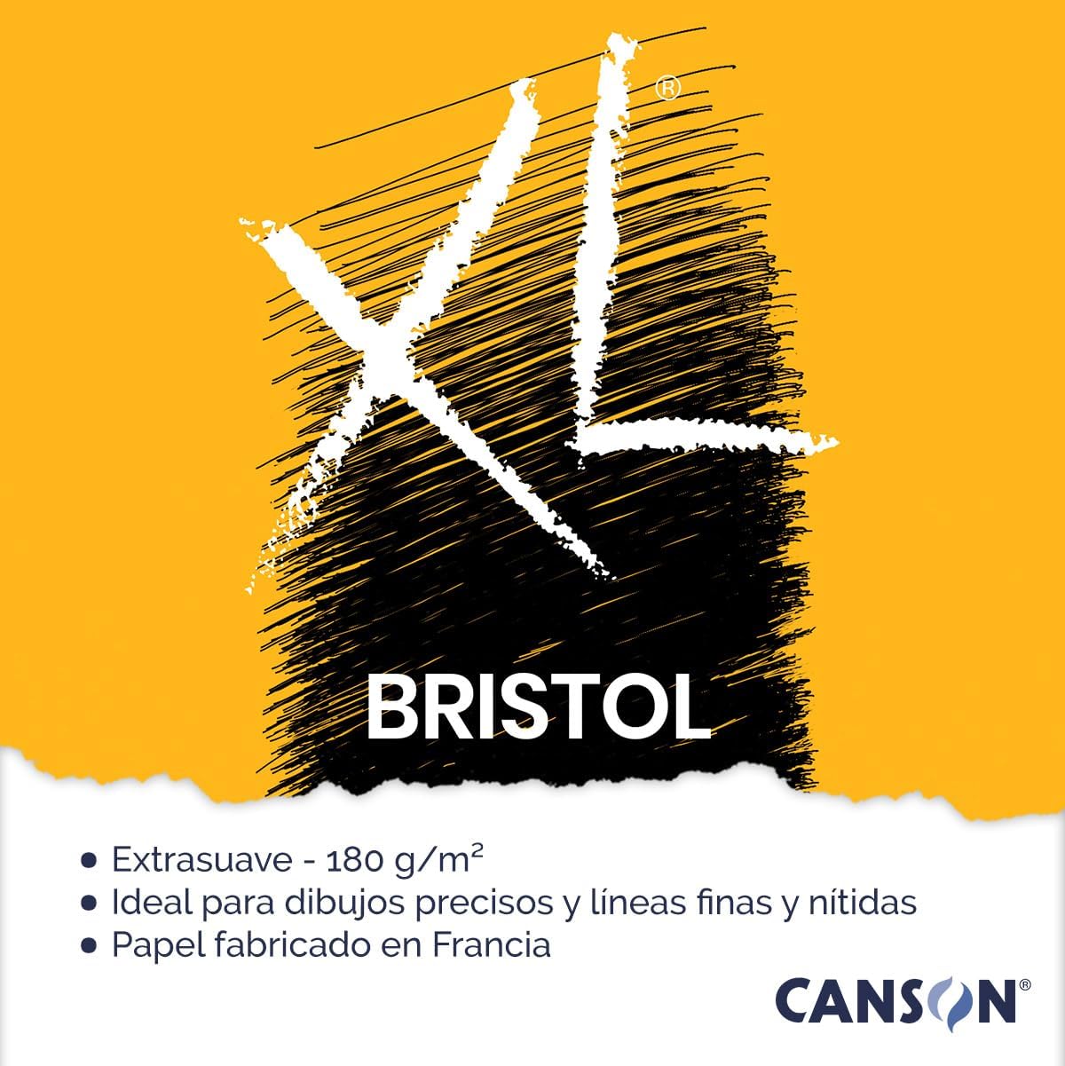 Canson XL Bristol spiral album short side A4 180gn 50 sheets, extra smooth