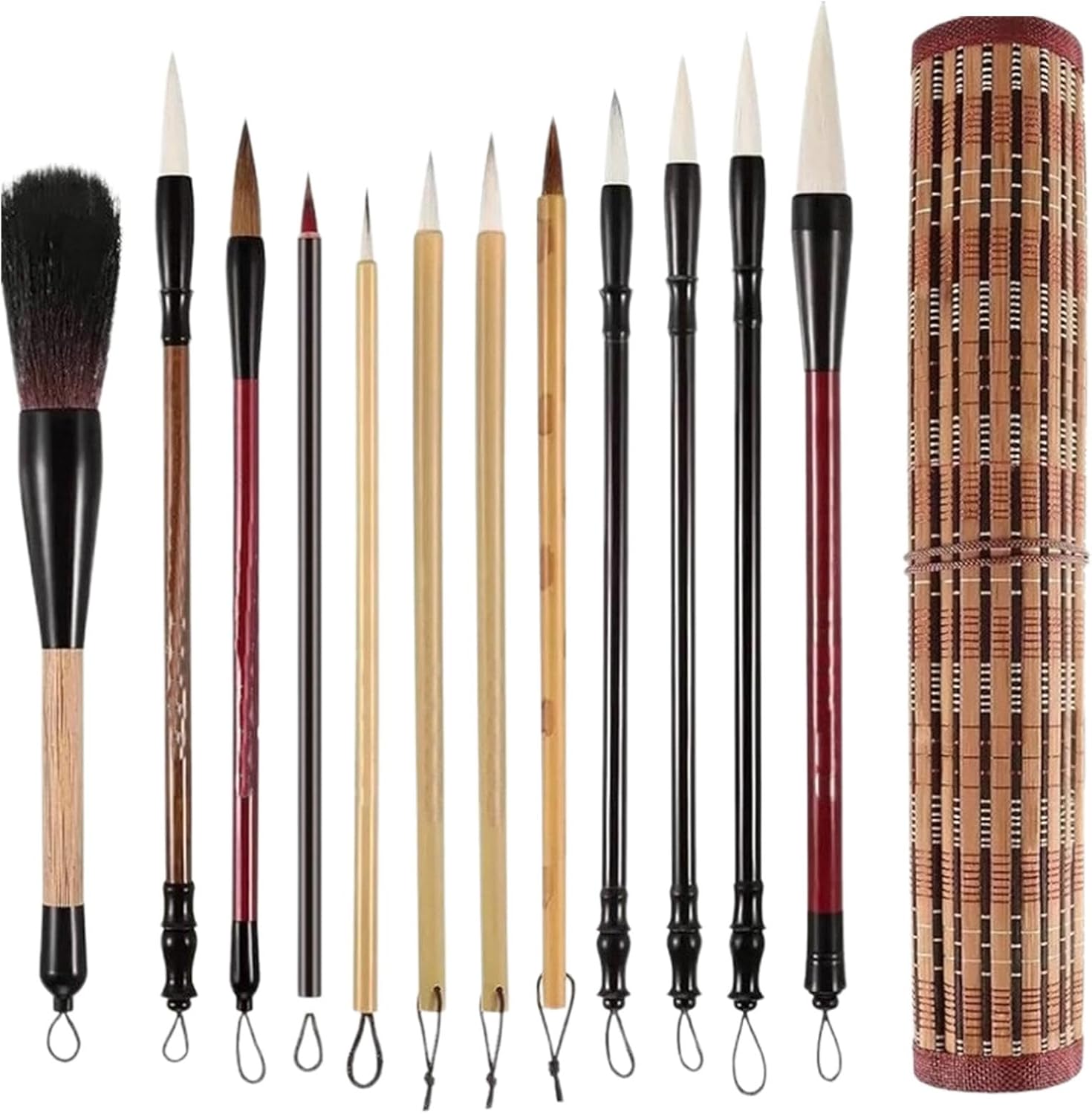 Chinese Calligraphy Brush Set, Professional Traditional Chinese Painting Brush | Drawing Art Brushes, Painting Writing Watercolor Brushes for Drawing, Sumi-e Brushes for Ink Painting, Quality Brush 1 unit (Pack of 1)
