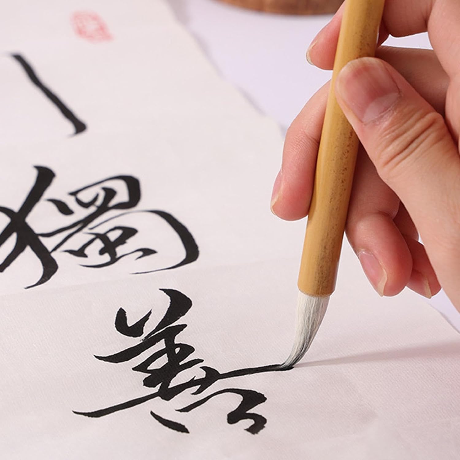 Chinese Calligraphy Brush Set, Professional Traditional Chinese Painting Brush | Drawing Art Brushes, Painting Writing Watercolor Brushes for Drawing, Sumi-e Brushes for Ink Painting, Quality Brush 1 unit (Pack of 1)