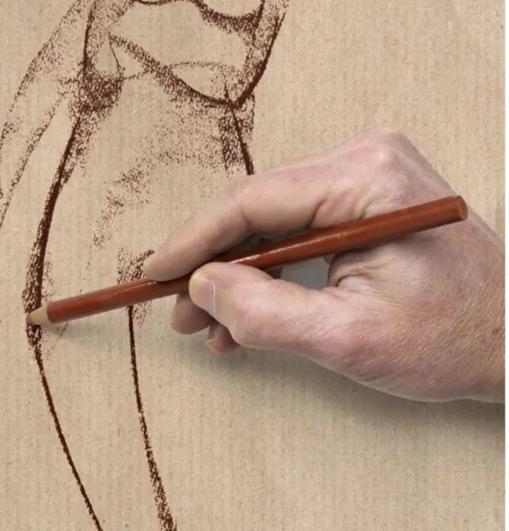 Clairefontaine 975814C Collated pad Kraft paper - 50 sheets Brown laid Kraft paper A5 14.8x21 cm 120g - Double-sided paper for sketching and drawing 14.8 x 21 x 0.6 cm 120 g