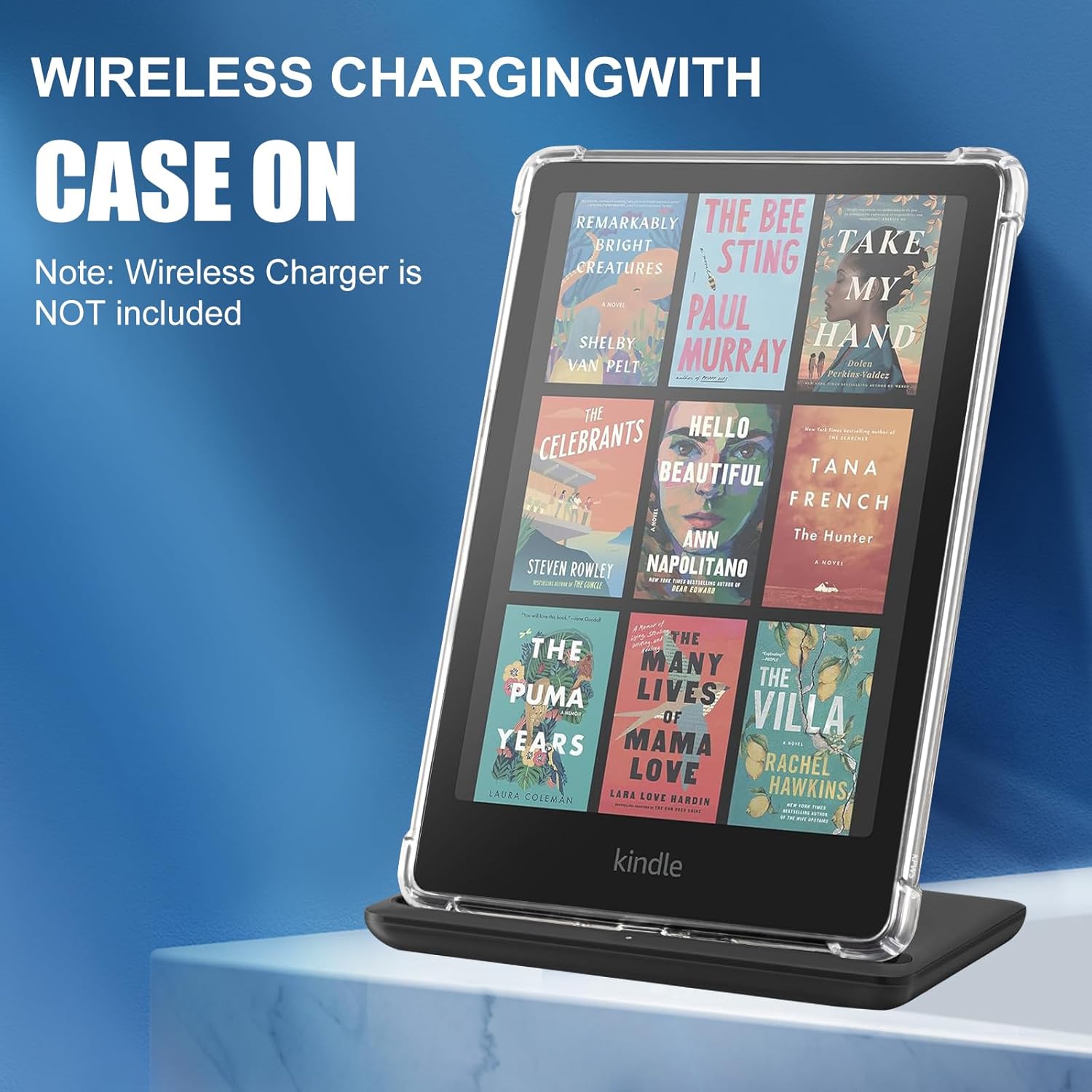 CoBak Clear Cover Case for 2024 12th Generation 7-inch Kindle Paperwhite and 7-inch Kindle Colorsoft Signature Edition (Model #SA569P) - Lightweight and Soft 7" e-Book Reader *Clear