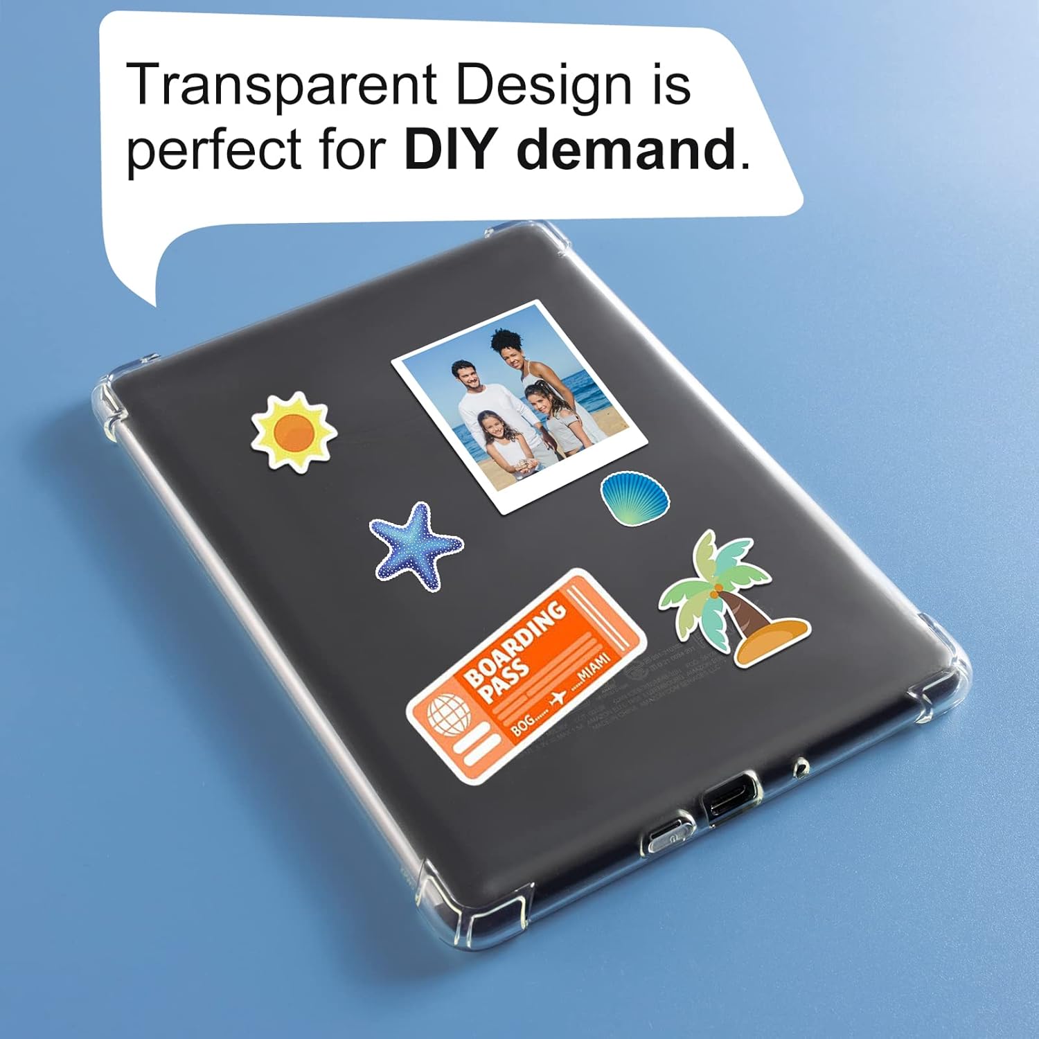 CoBak Clear Cover Case for 2024 12th Generation 7-inch Kindle Paperwhite and 7-inch Kindle Colorsoft Signature Edition (Model #SA569P) - Lightweight and Soft 7" e-Book Reader *Clear