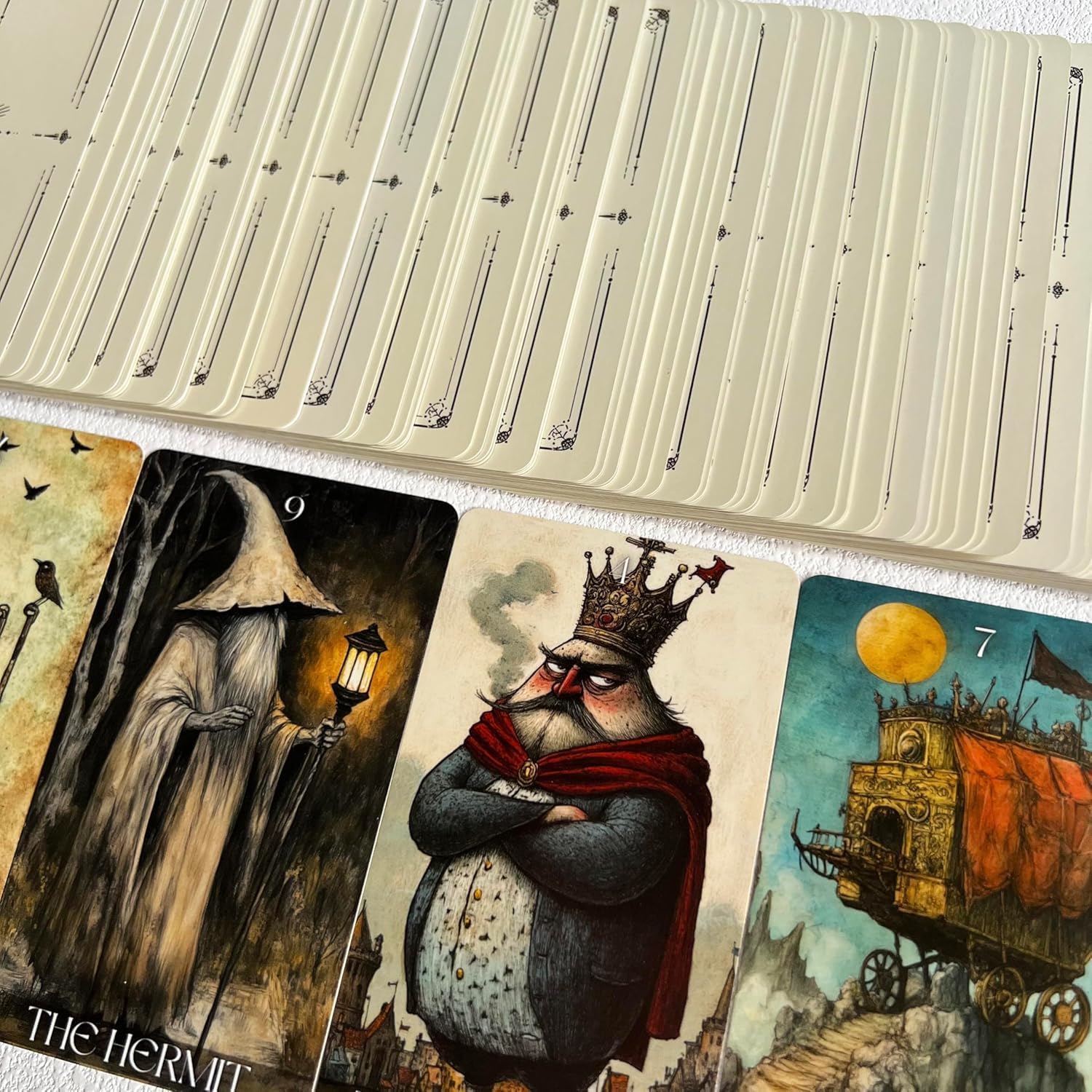 Daydream tarot cards for beginners, surreal dream style tarot deck, fortune telling cards