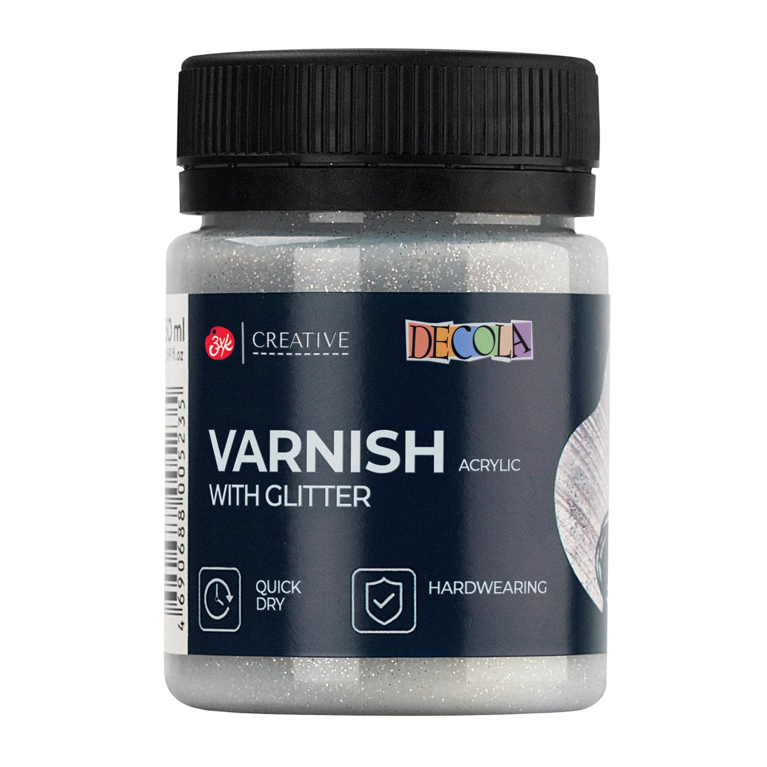 Decola - Acrylic paint with glitter effect - 50 ml for acrylic paints - Protects works of art from UV rays, dust and yellowing - By Nevskaya Palitra