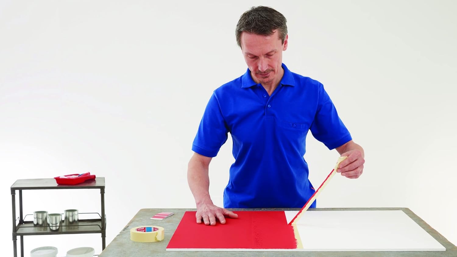 Dpm tapes - Tesa 4323, Professional Masking Paper Tape, Gummed Paper for Painting, High Quality Adhesive, Clean Removal (19 mm - 16 rolls) 19 mm - 16 rolls