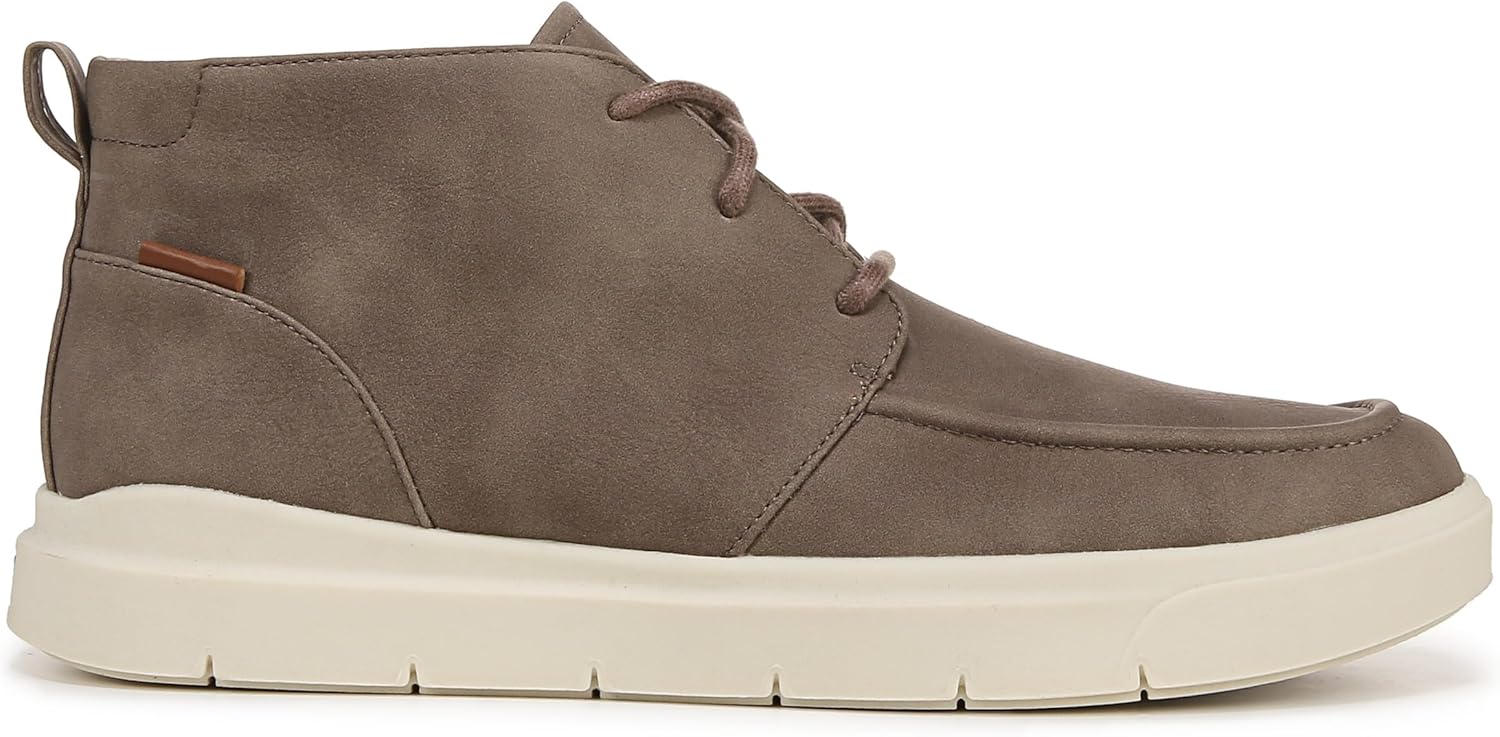 Dr. Scholl's mens Madison Men Chukka 10 Mocha Taupe Textured Nubuck