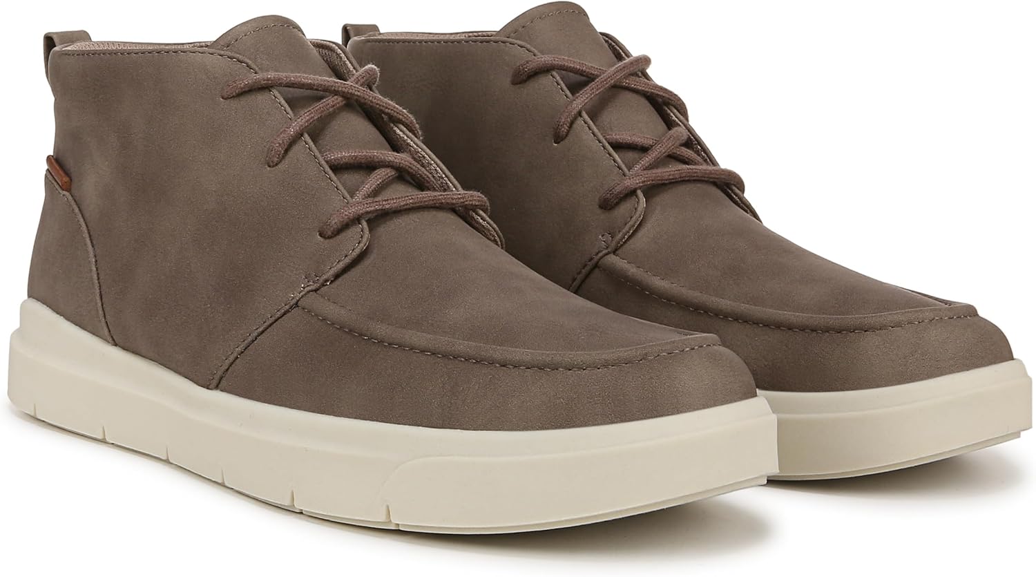 Dr. Scholl's mens Madison Men Chukka 10 Mocha Taupe Textured Nubuck