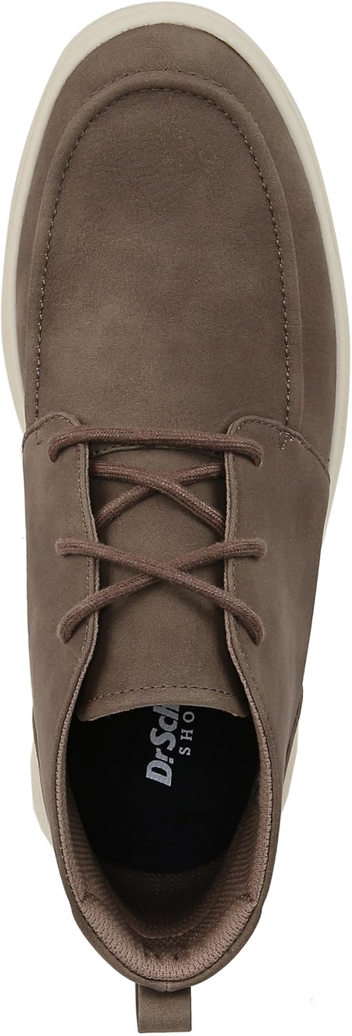 Dr. Scholl's mens Madison Men Chukka 10 Mocha Taupe Textured Nubuck
