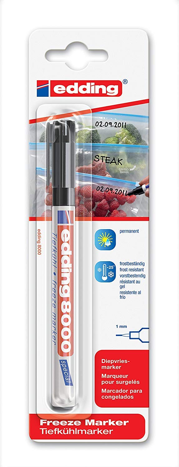edding Special freezer marker 8000, 1 mm, black