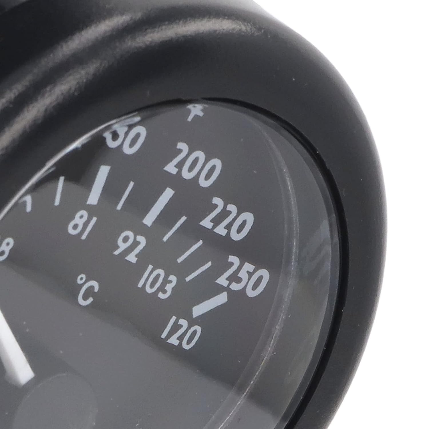 Engine Water Temperature 2in Wide Range Front Waterproof Generator Water Temp Meter (12V) 12V 12V