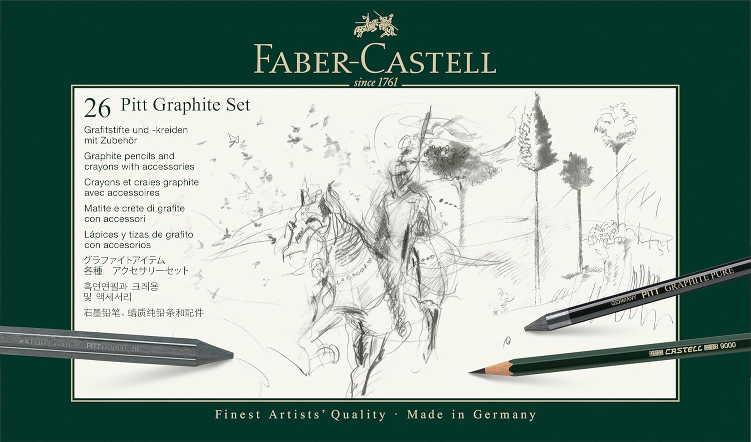 Faber-Castell 112974 Pencil, 26 1 unit (Pack of 1)