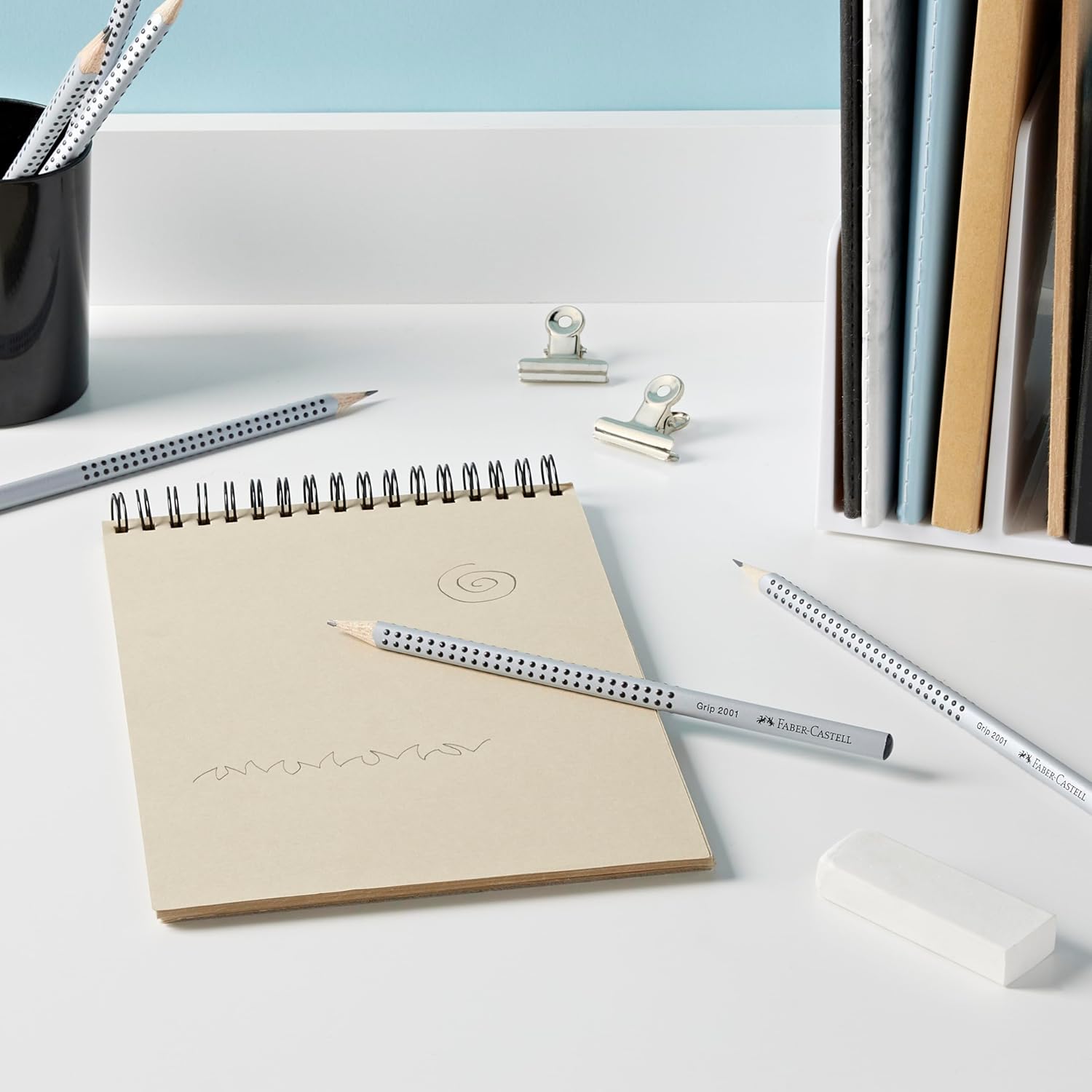 Faber-Castell 117697 Graphite Pencil 1 Silver