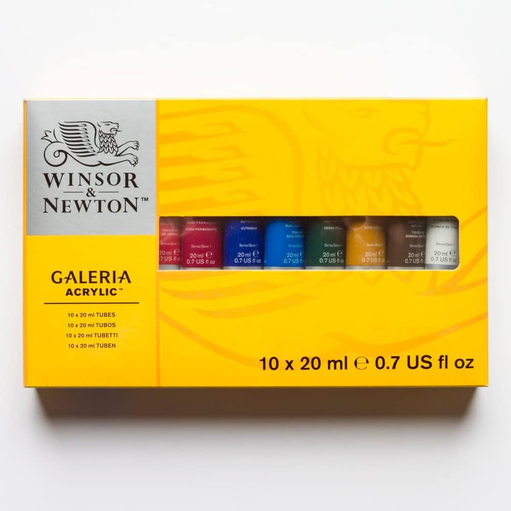 Galeria Acrylic - Set 10 Tubes 20 ml 10 x 20ml Assorted Set