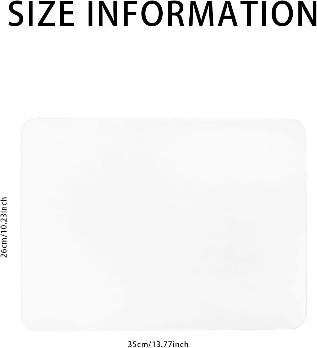 Glass Gaming Mousepad, Professional Artisan 350 * 260 * 3.2mm Large Mouse Pad Provides Improved Precision and Speed for Keyboard Mouse Clear