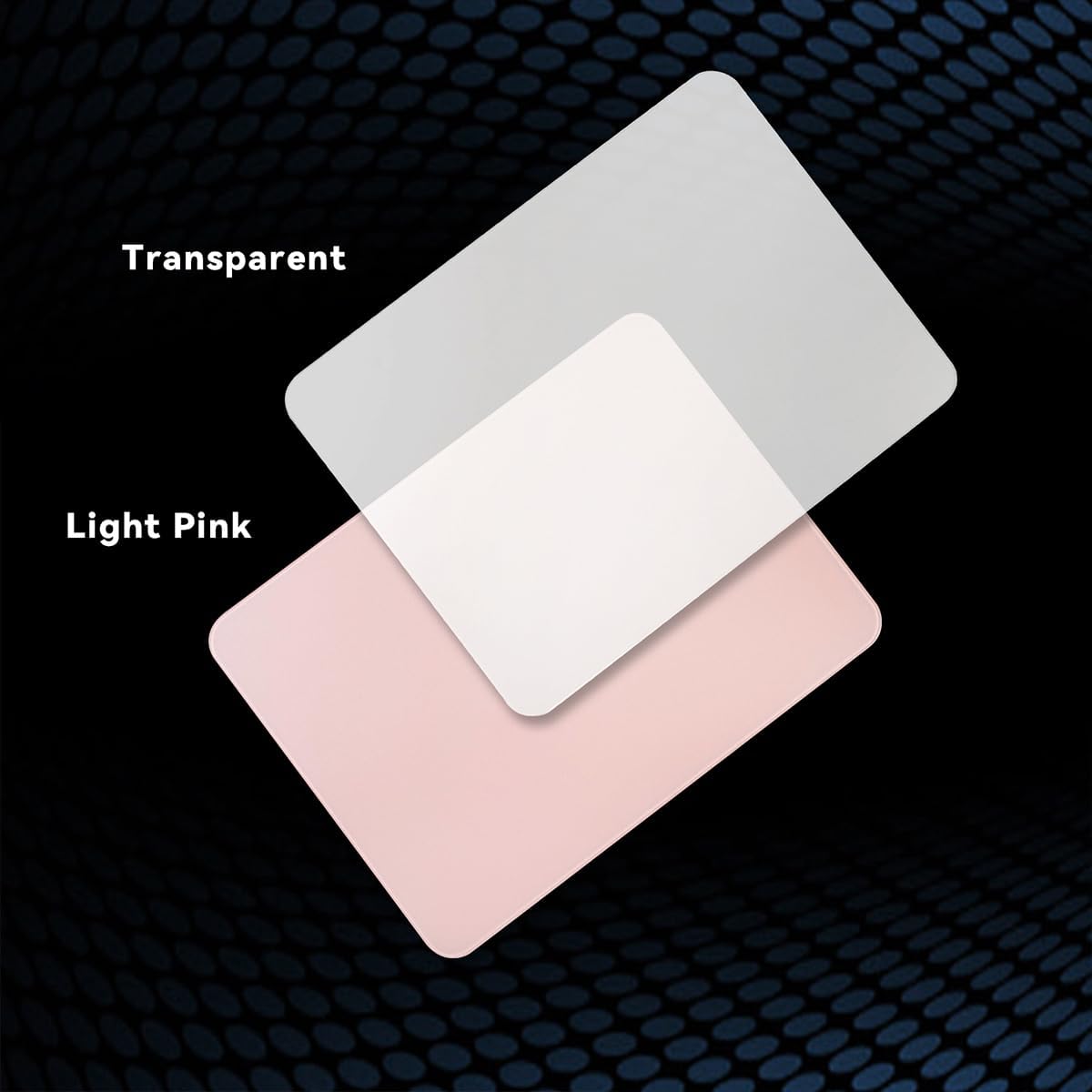 Glass Gaming Mousepad, Professional Artisan 350 * 260 * 3.2mm Large Mouse Pad Provides Improved Precision and Speed for Keyboard Mouse Clear