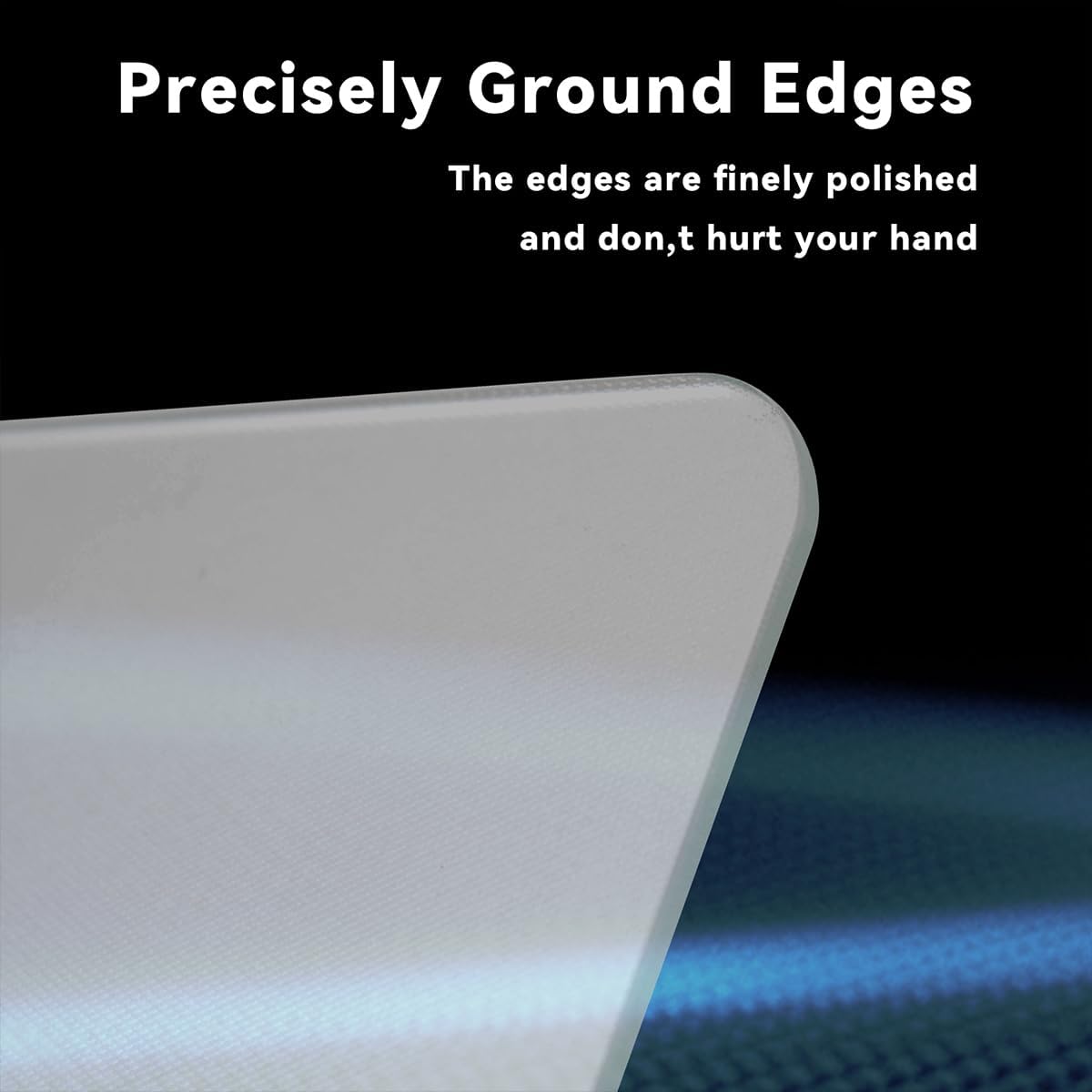 Glass Gaming Mousepad, Professional Artisan 350 * 260 * 3.2mm Large Mouse Pad Provides Improved Precision and Speed for Keyboard Mouse Clear