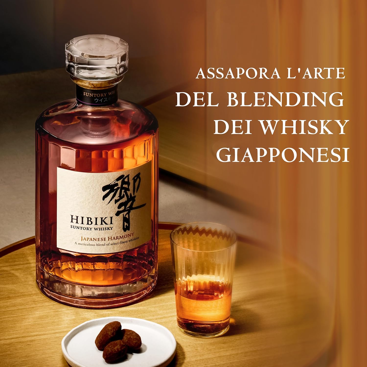 Hibiki, Suntory Whiskey Japanese Harmony, from a Refined Combination of the Finest Selected Whiskies, 43rd Vol. - 700ml bottle