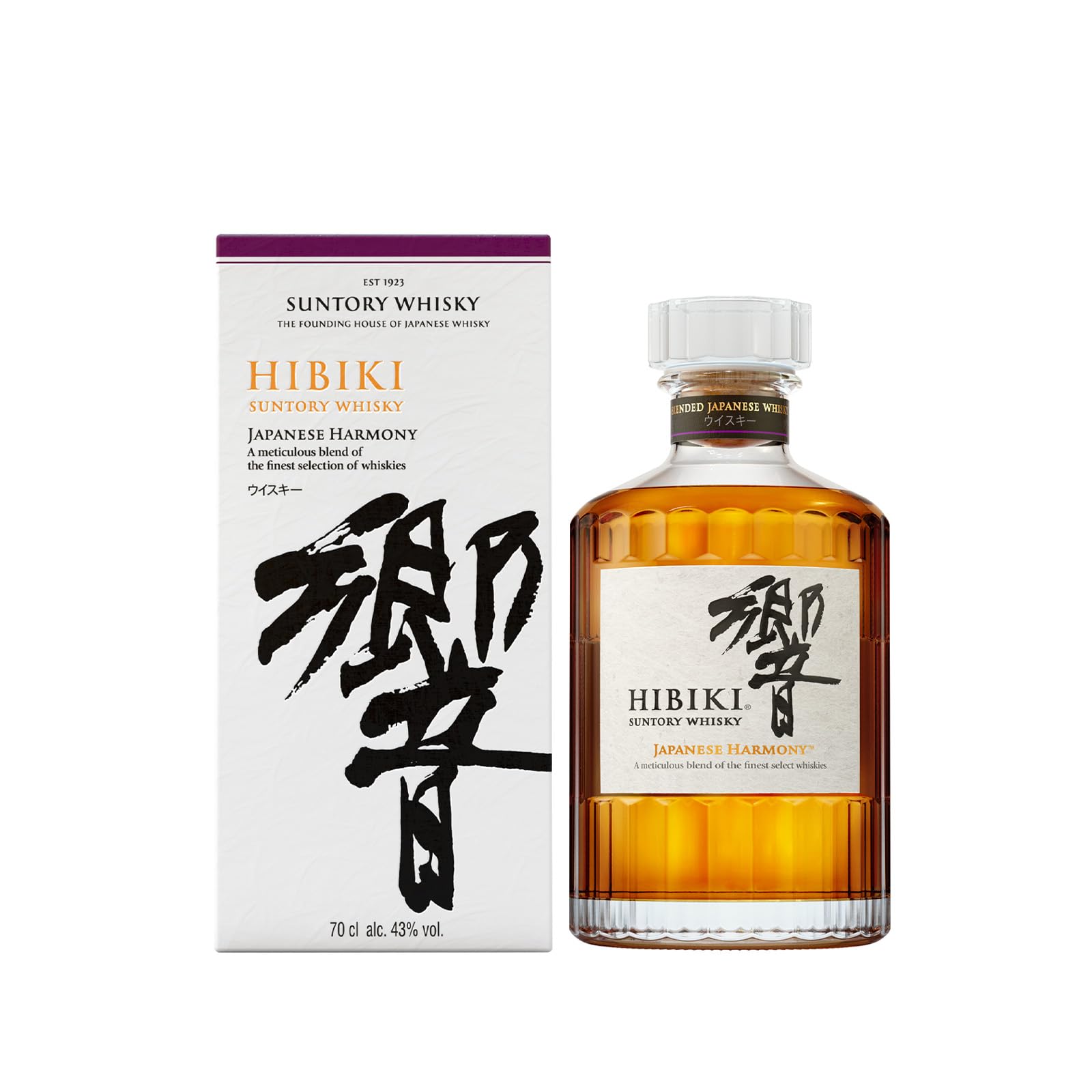 Hibiki, Suntory Whiskey Japanese Harmony, from a Refined Combination of the Finest Selected Whiskies, 43rd Vol. - 700ml bottle