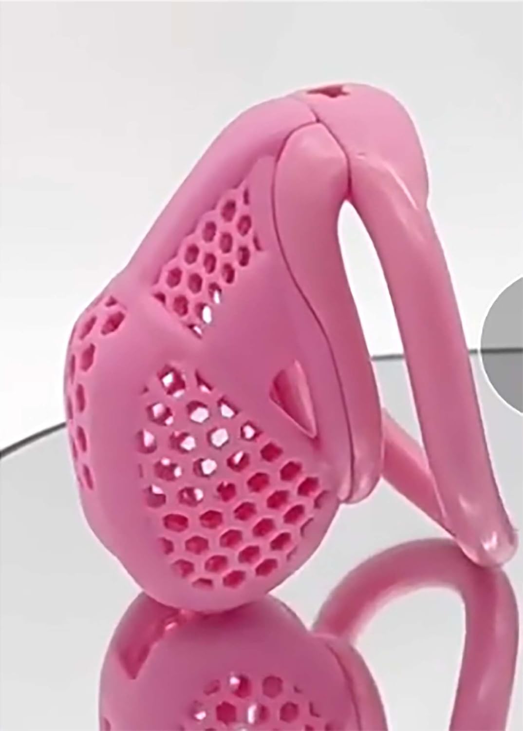 Honeycomb Fitness Cage, Fitness Accessories with 4 Arc Rings and 1 Adjustable Belt, Special Lightweight and Breathable Cage -A61IT B:Small B:Black