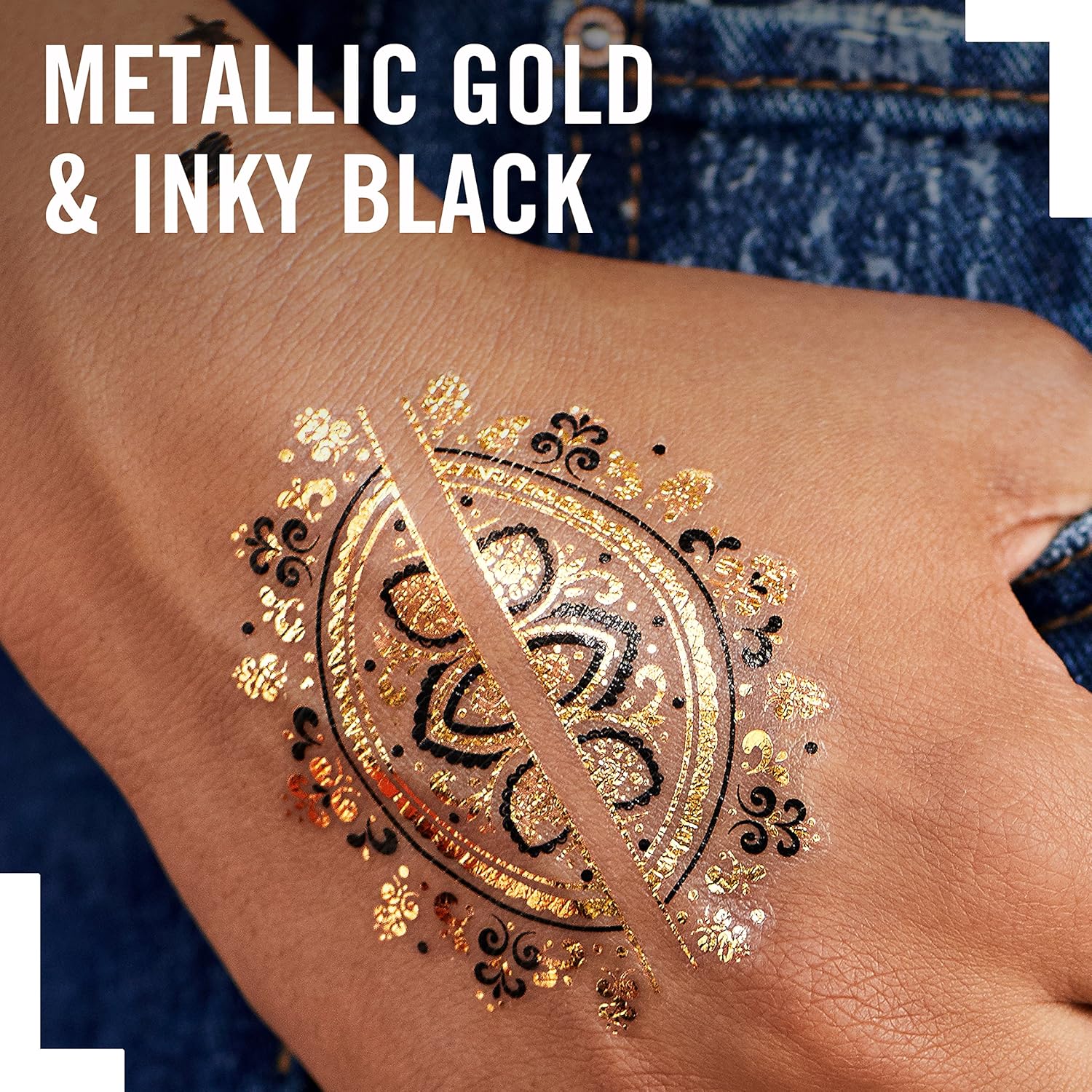 Ink Me Metallic Sticker Tattoo