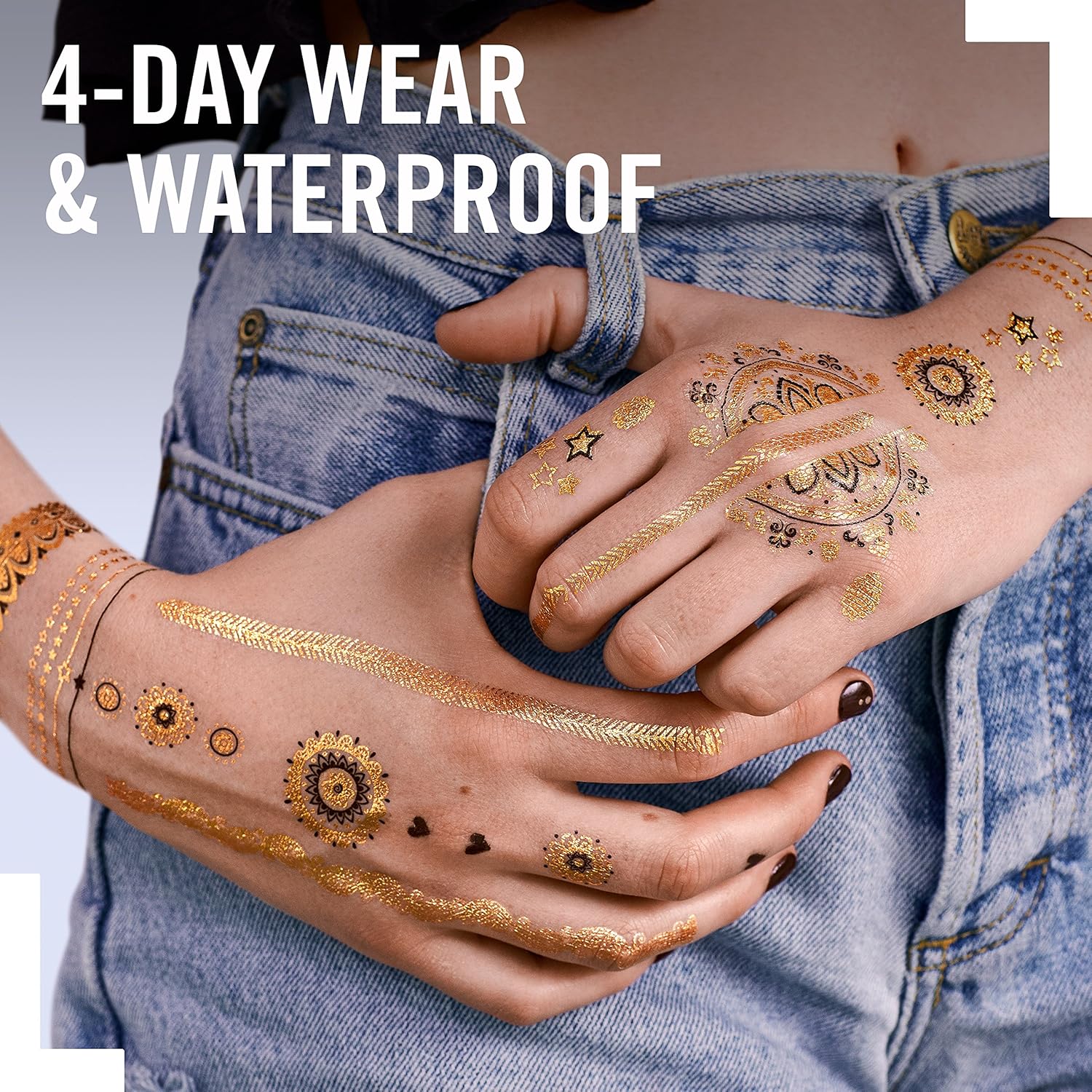 Ink Me Metallic Sticker Tattoo