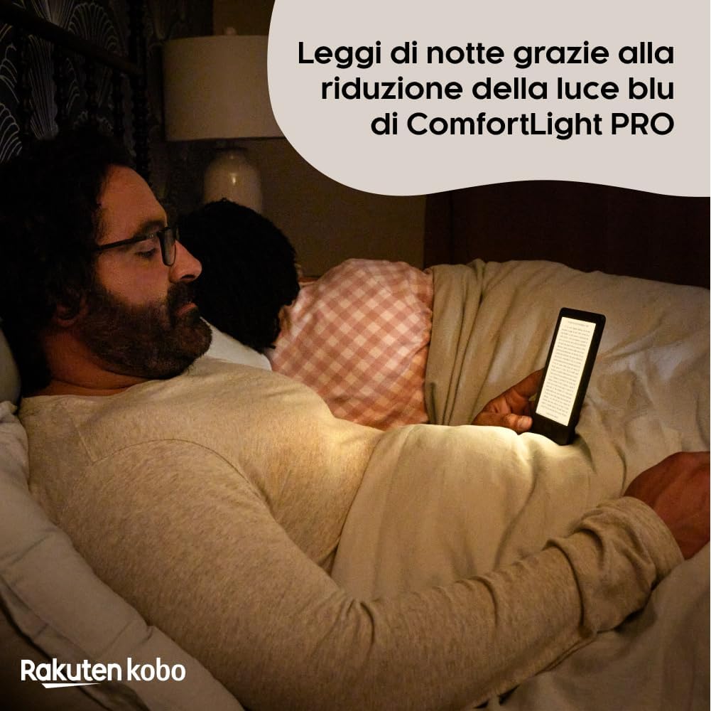 Kobo Clara 2E | eReaders | 6" HD anti-glare touchscreen | ComfortLight PRO blue light reduction | Adjustable brightness | WiFi | 16 GB storage | Paper and Ink technology | Deep Ocean Blue