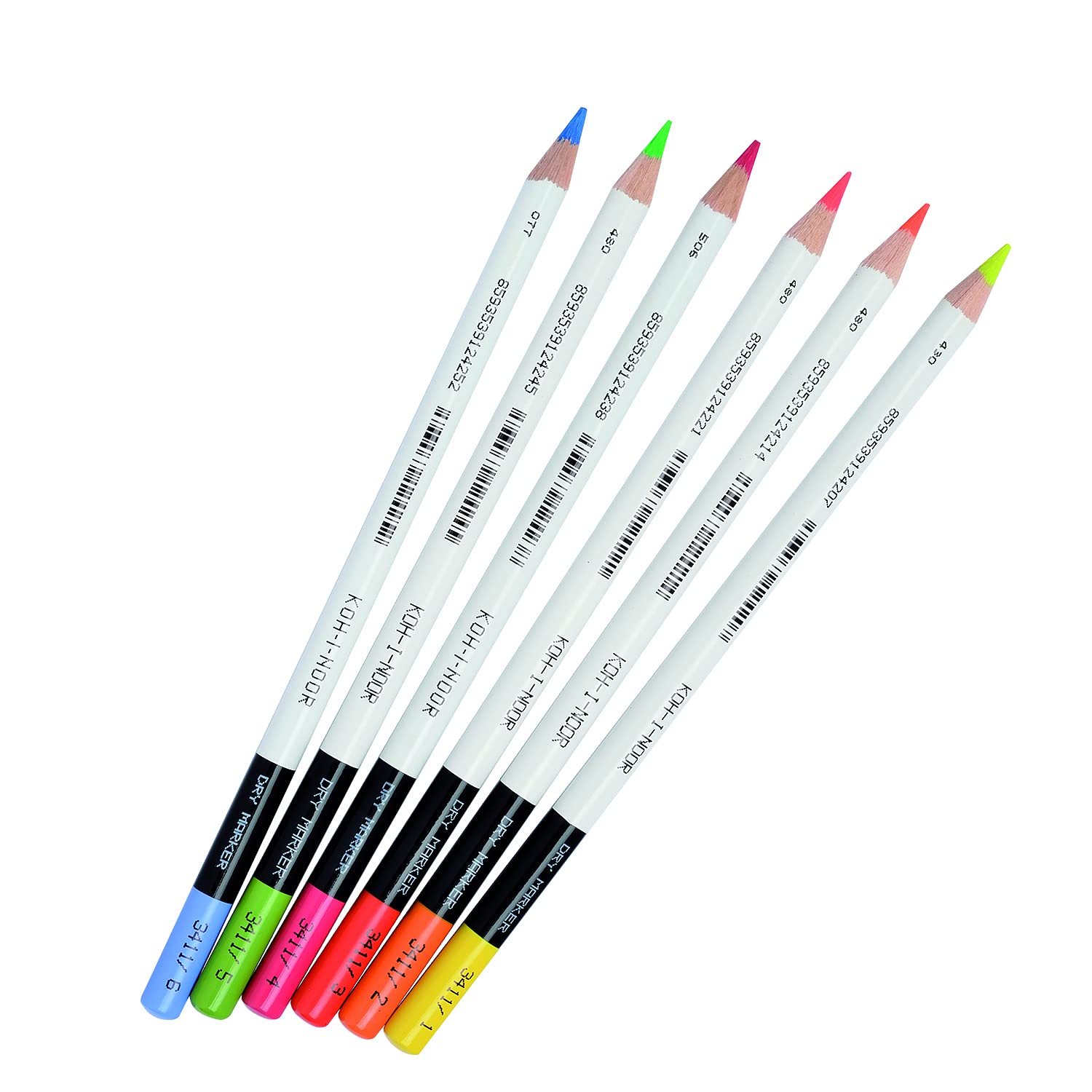Koh-I-Noor 3415 - Pencil highlighters, blister with 6 colours