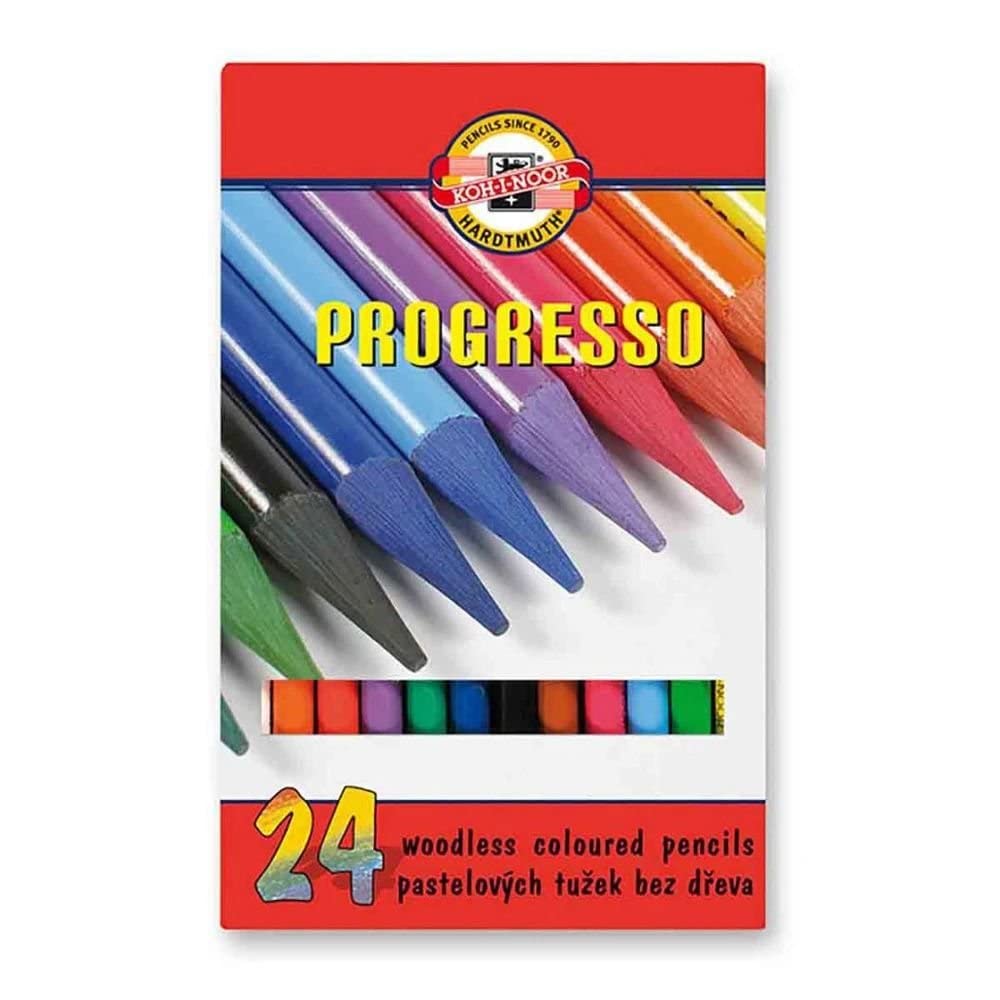 Koh-I-Noor, PROGRESS 8758 - 24 woodfree colored pencils 24 units (Pack of 1)