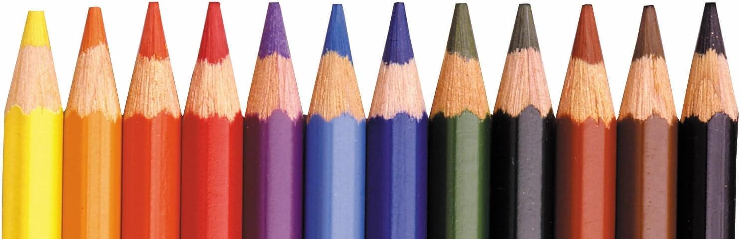 Koh-I-Noor - Set of 72 Best Quality Polycolor Drawing Colored Pencils in Metal Gift Box, Multi-Colour