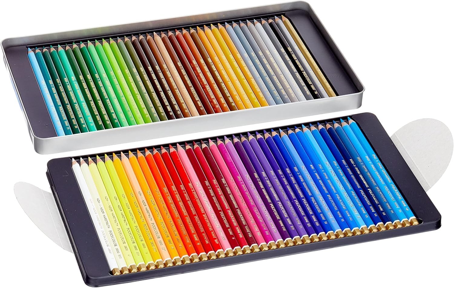 Koh-I-Noor - Set of 72 Best Quality Polycolor Drawing Colored Pencils in Metal Gift Box, Multi-Colour
