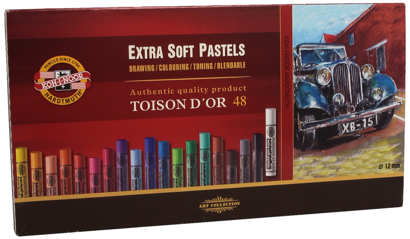 Koh-I-Noor TOISON d'Or - 48 Super Soft Pastel Chalks 48 units (Pack of 1)