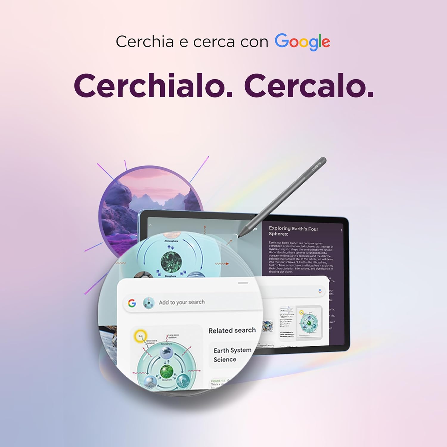 Lenovo Idea Tab Tablet - 11" 2.5K (2560x1600) 90Hz display, Mediatek Dimenity 6300 processor, 8GB RAM, 256GB memory, WiFi 5, Android 15 tablet, Tab Pen included - Polar Blue Idea Tab 8GB | 256GB | WIFI