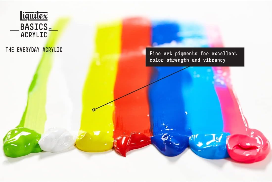 LIQUITEX BASICS ACRYLIC SET OF 10 ACRYLIC COLORS OF 118ml EACH (CHOOSE THE 10 COLORS AND SPECIFY THEM TOGETHER WITH THE ORDER)