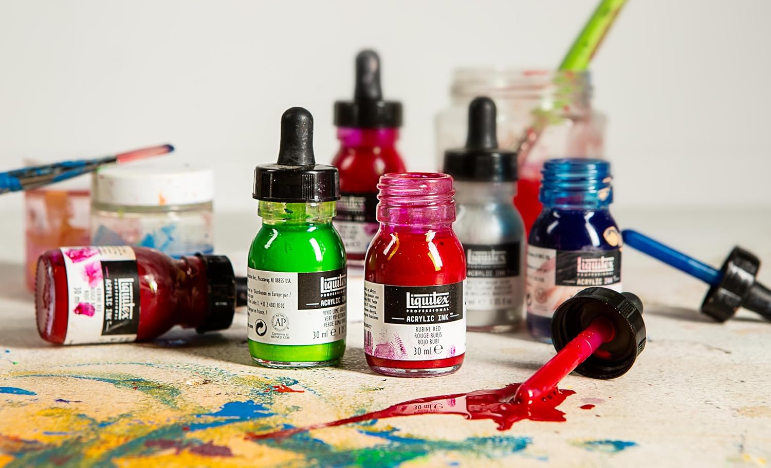 Liquitex Ink! Set of 3 "Iridescent" 30 ml bottles Iridescent 30 ml