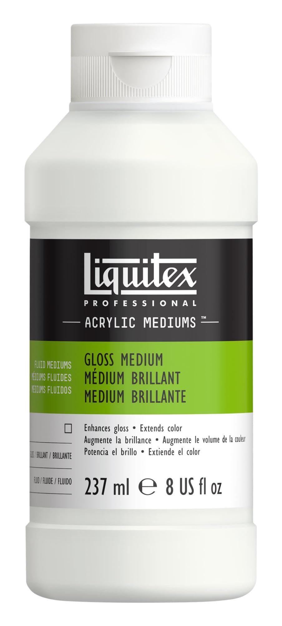 Liquitex Medium E Professional Gloss Paint, 237 ml, Pack of 1, 14.02 x 6.02 x 6.02 cm 237 ml (Pack of 1)