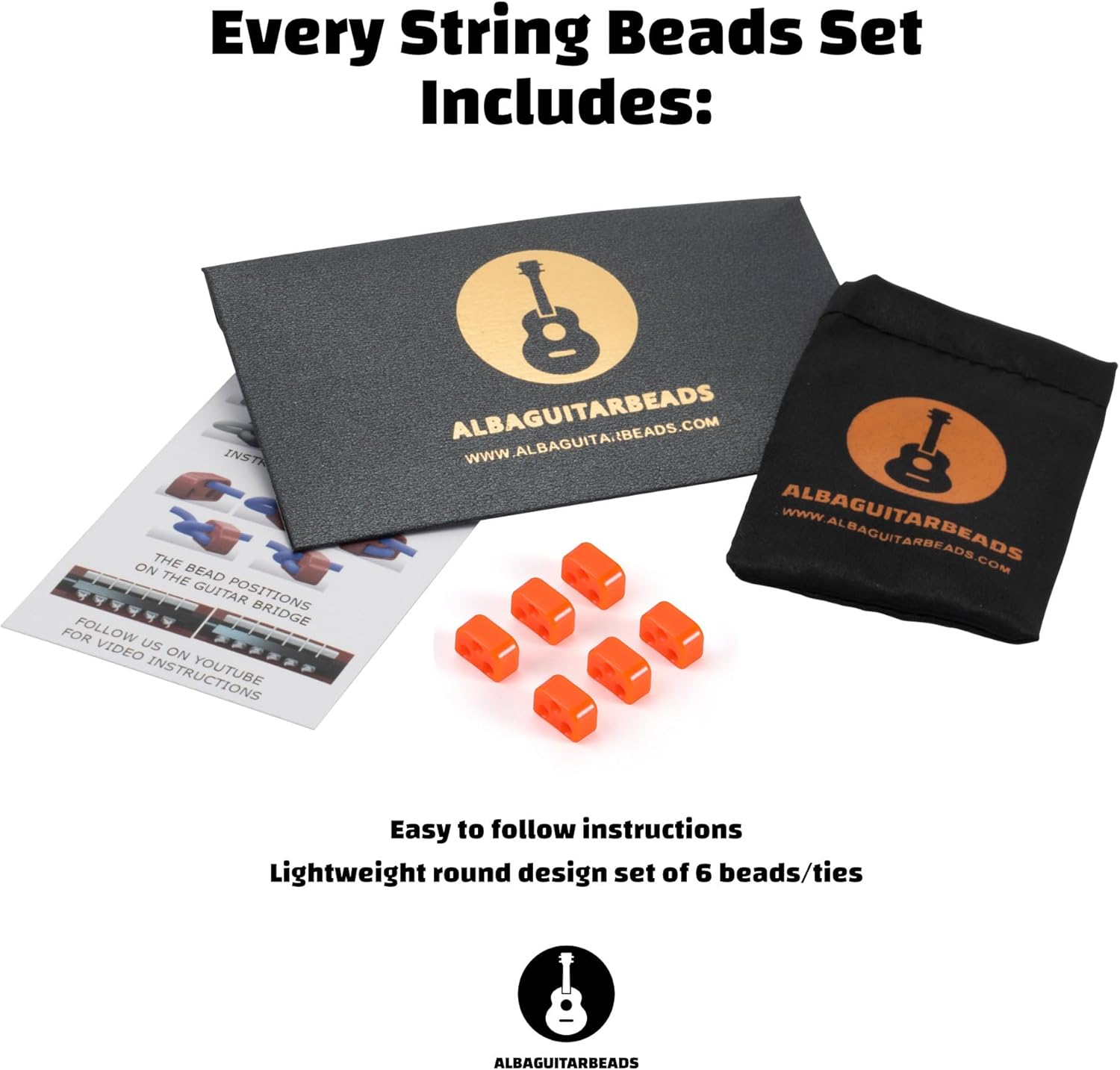 made of plastic, shiny orange color for Guitar, Ukulele, Mandolin for Nylon Strings for Acoustic/Electric Guitar