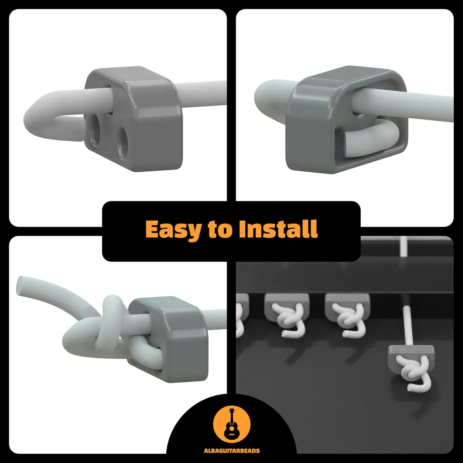 made of plastic, shiny orange color for Guitar, Ukulele, Mandolin for Nylon Strings for Acoustic/Electric Guitar