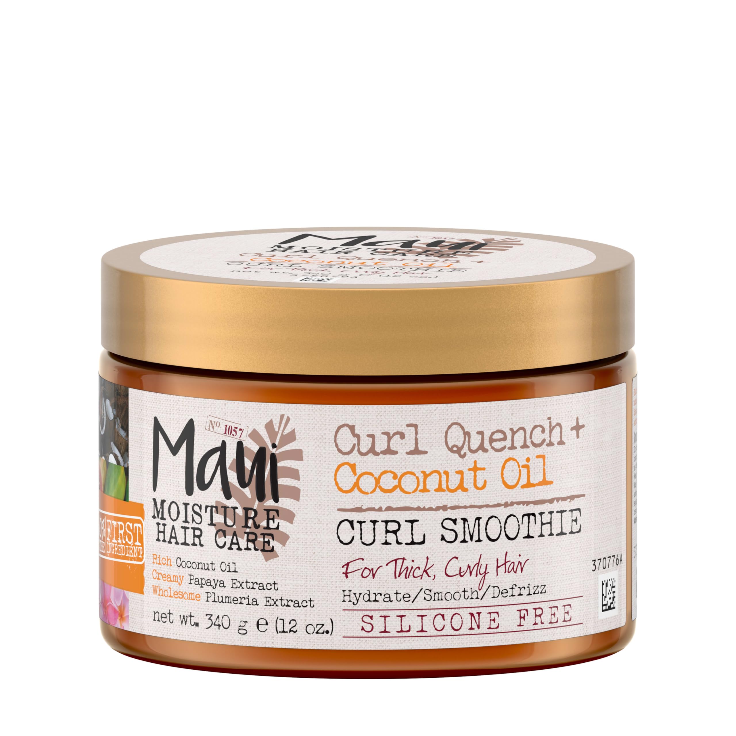 Maui Moisture Quench + Coconut Oil Curl Smoothie, 12 Ounce Original Version