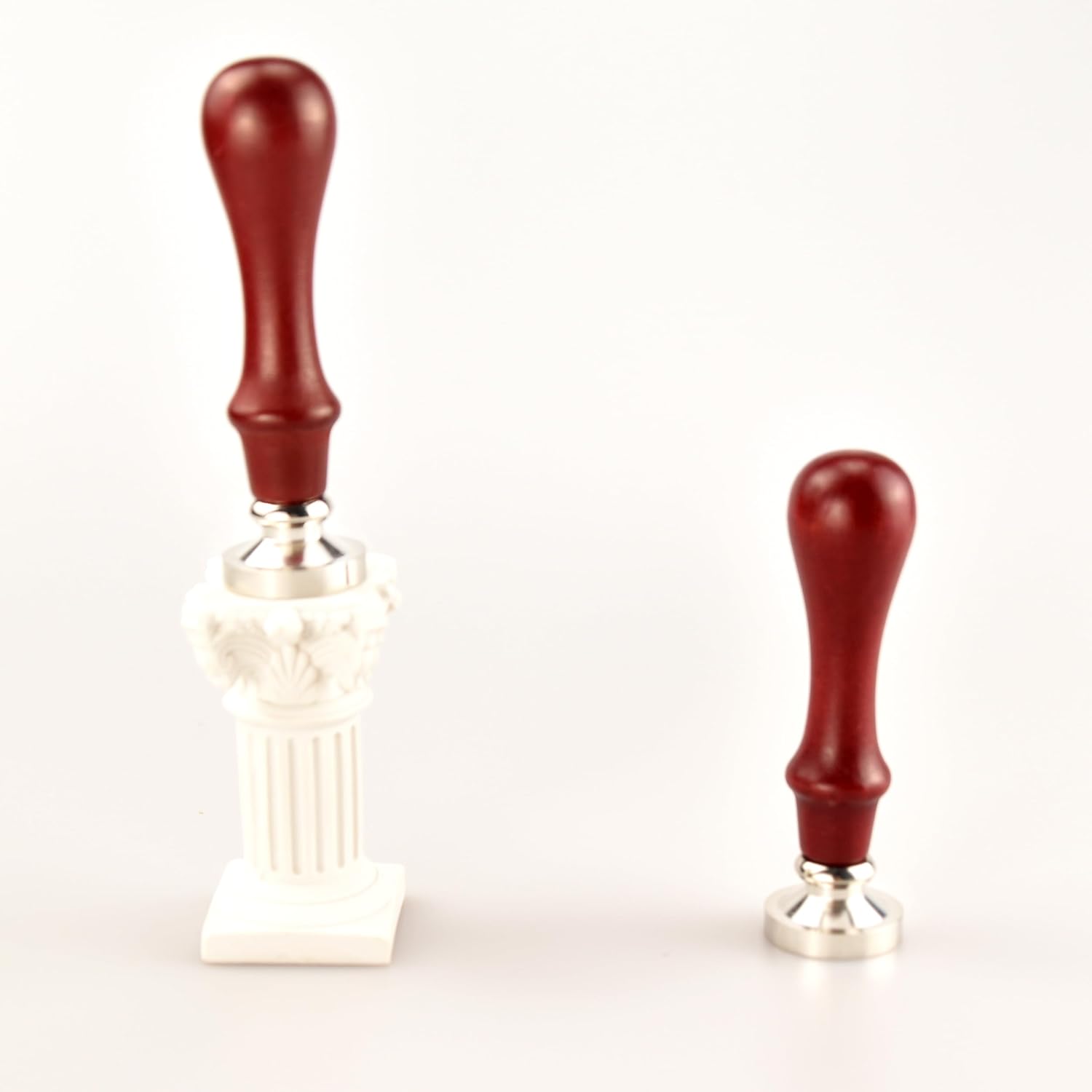 Mceal Wax Wax Seal, Silver Brass Seal 25mm Dia, Wedding Invitation, Gift Card Envelopes, Christmas Gift Initial, Letter T 25mm Letter T