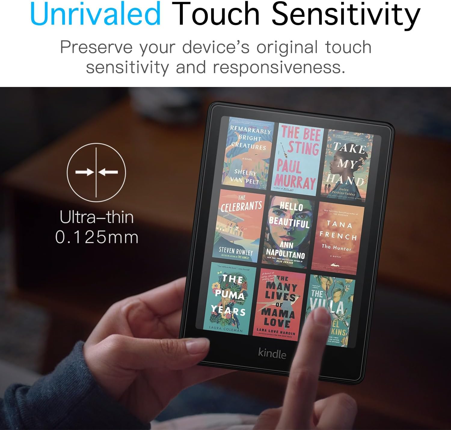 MoKo 3 Pieces Screen Protectors for Kindle Paperwhite 7" 12th Generation 2024 and Kindle Colorsoft Signature Edition, for Boox Go 7, Kobo Libra – Premium Matte PET Anti-Glare Screen Protector 3 Pack Anti-glare