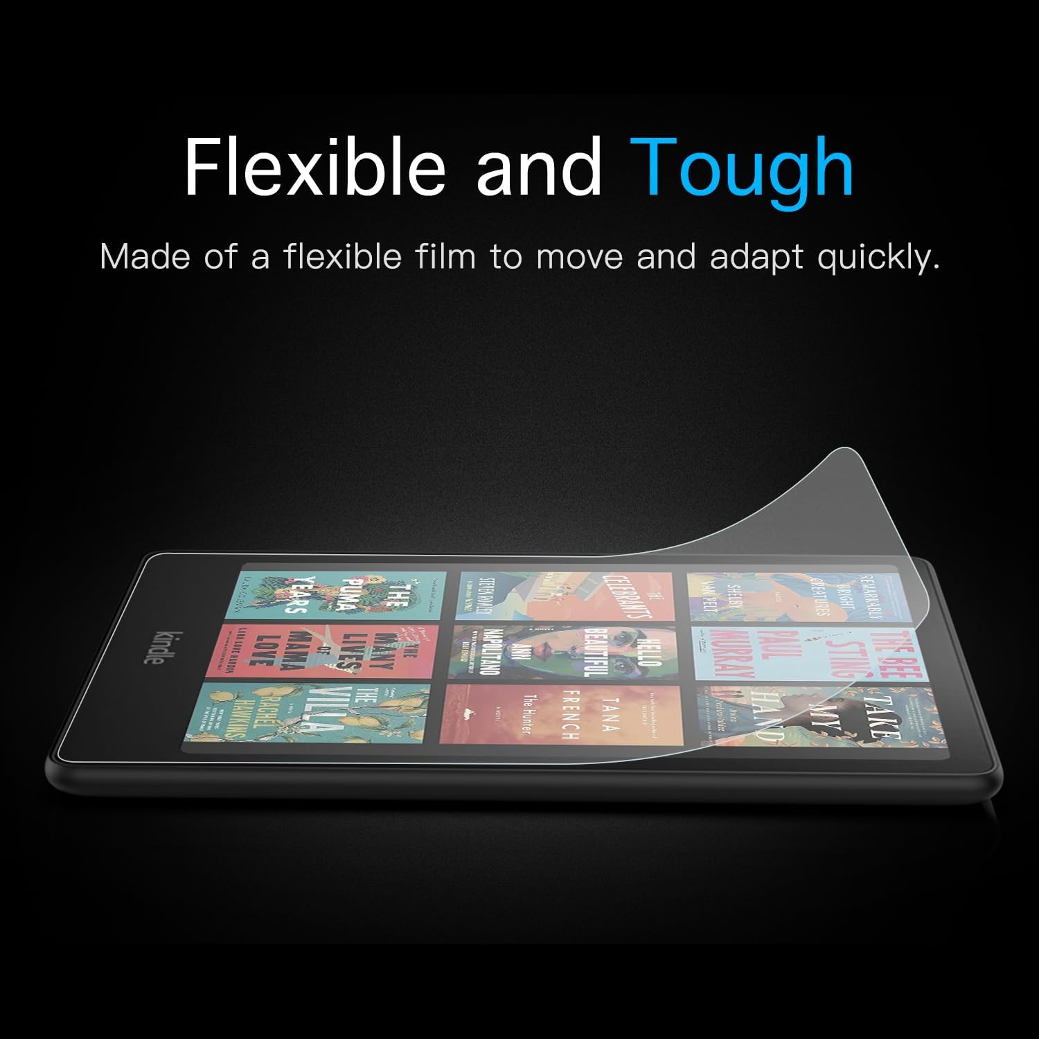 MoKo 3 Pieces Screen Protectors for Kindle Paperwhite 7" 12th Generation 2024 and Kindle Colorsoft Signature Edition, for Boox Go 7, Kobo Libra – Premium Matte PET Anti-Glare Screen Protector 3 Pack Anti-glare