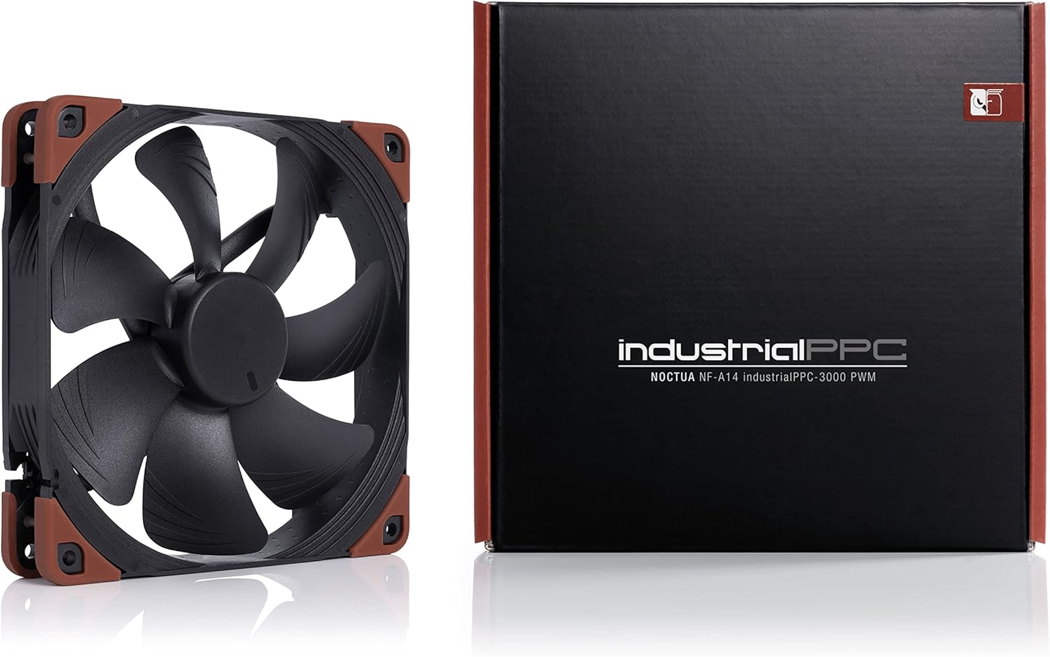 Noctua NF-A14 iPPC-3000 PWM, Heavy Duty Fan, 4-Pin, 3000 RPM (140 mm, Black)