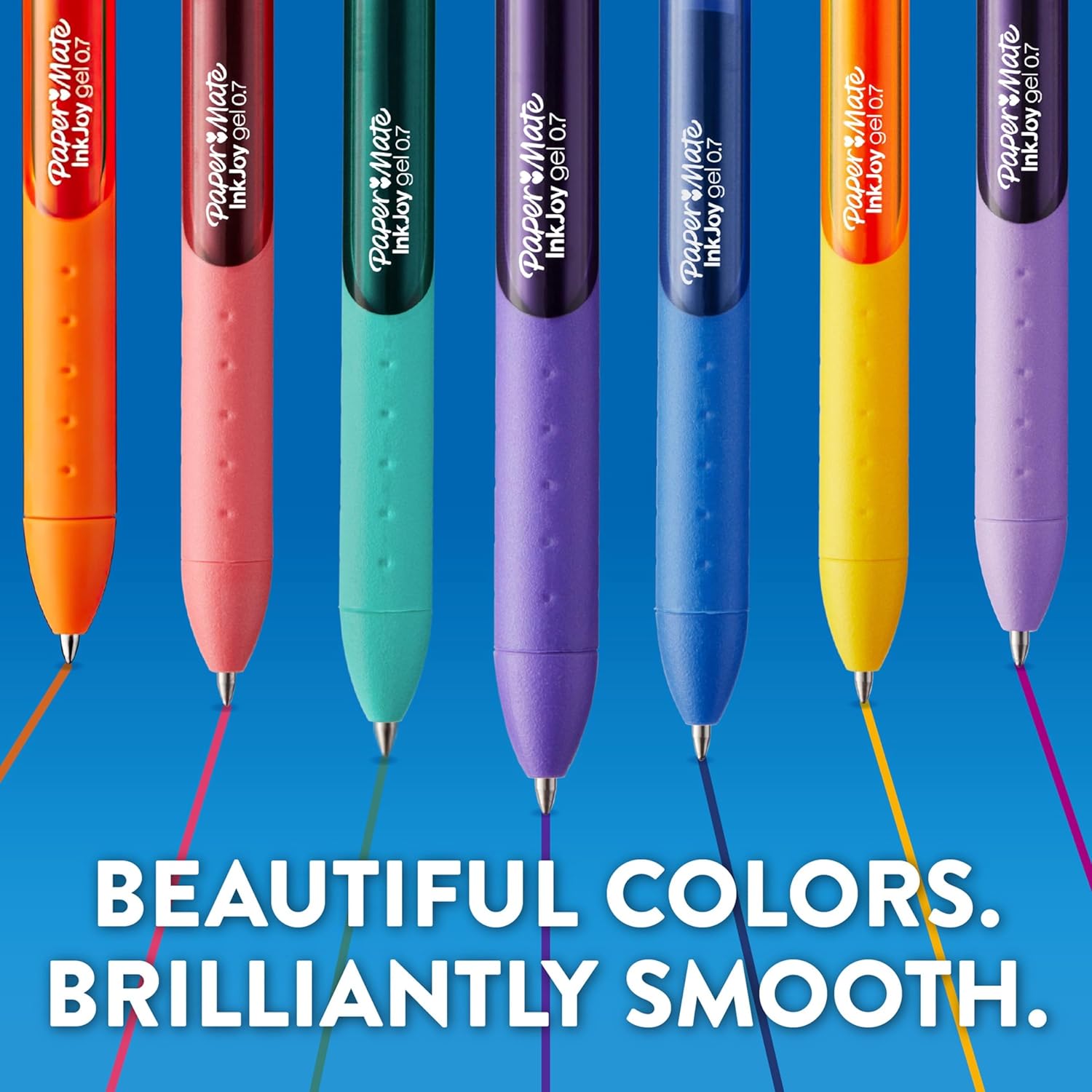 Paper Mate InkJoy Gel Pens, Medium Tip (0.7 mm), Assorted Colors, 36 Pieces