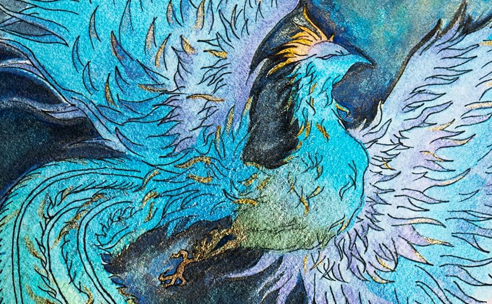 Paul Rubens Watercolor Paints, Solid Colors Glitter for Artist - Portable Pink Metal Case with Palette - 24 Colors Set 24 Pearl Colors