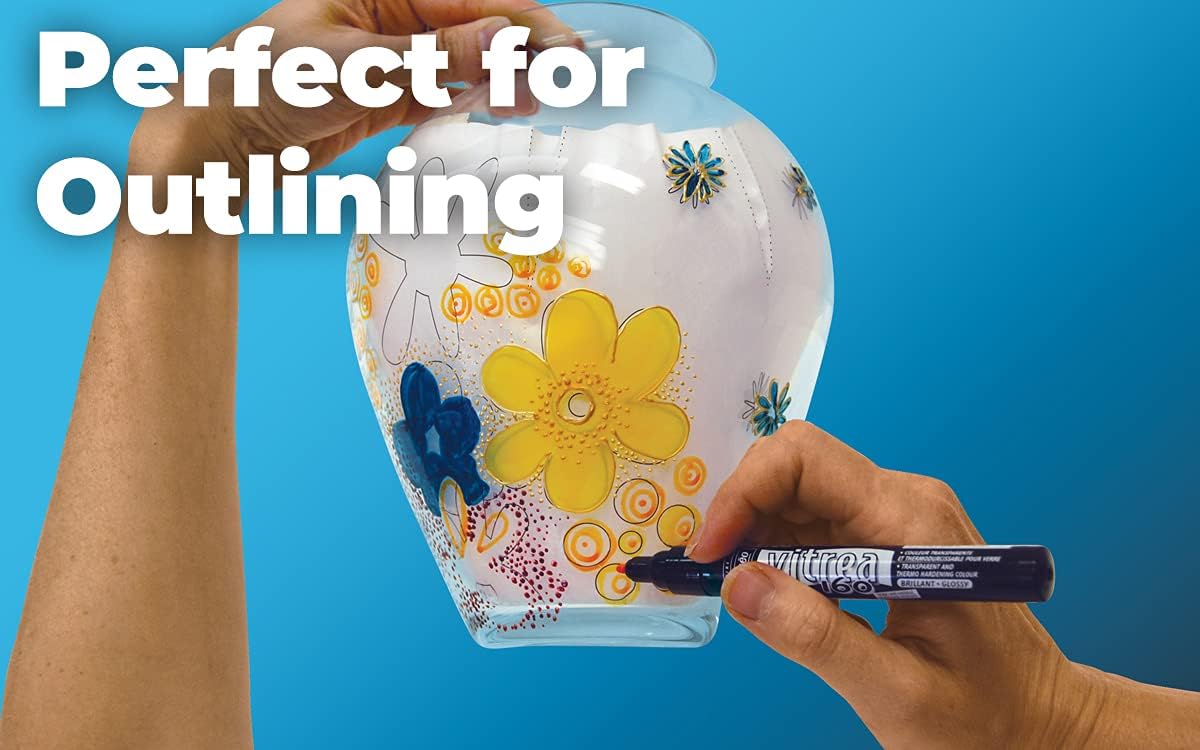 Pebeo Vitrea - Set of assorted glossy markers